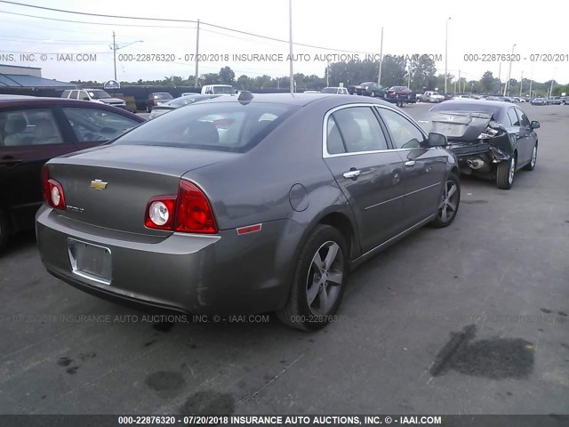 1G1ZC5E03CF301666 - 2012 CHEVROLET MALIBU 1LT Pewter photo 4