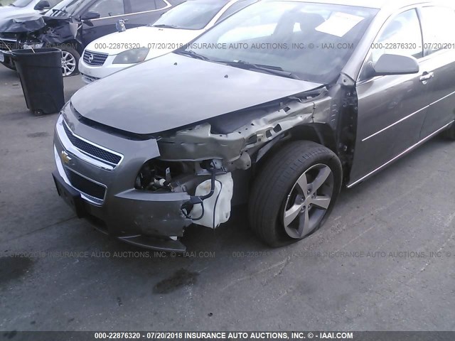 1G1ZC5E03CF301666 - 2012 CHEVROLET MALIBU 1LT Pewter photo 6