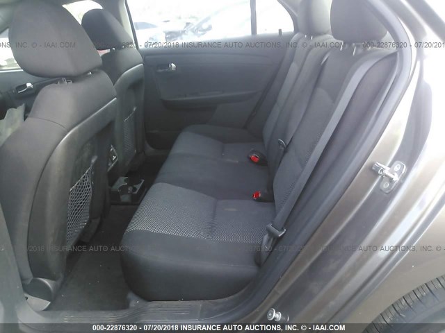 1G1ZC5E03CF301666 - 2012 CHEVROLET MALIBU 1LT Pewter photo 8
