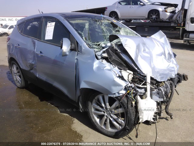 KM8JU3AC8BU208377 - 2011 HYUNDAI TUCSON GLS/LIMITED 浅蓝色 照片 1