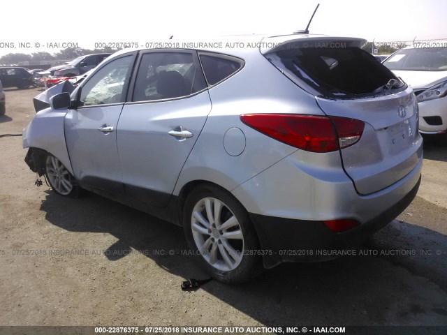 KM8JU3AC8BU208377 - 2011 HYUNDAI TUCSON GLS/LIMITED 浅蓝色 照片 3