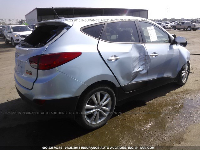 KM8JU3AC8BU208377 - 2011 HYUNDAI TUCSON GLS/LIMITED 浅蓝色 照片 4