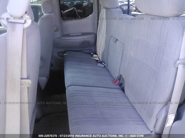 5TBRN34161S167001 - 2001 TOYOTA TUNDRA ACCESS CAB SR5 GRAY photo 8