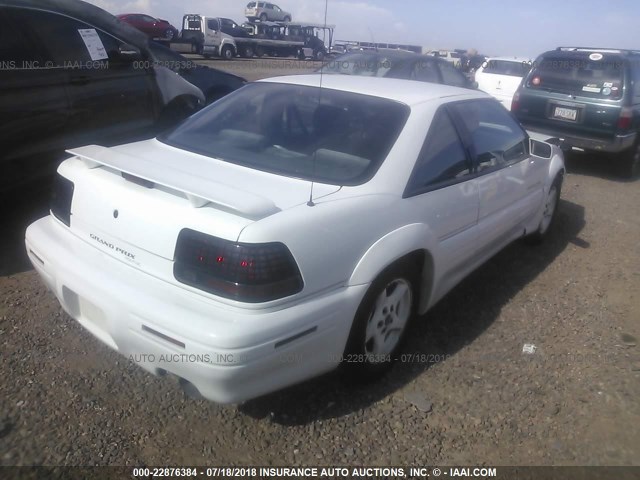 1G2WJ12M2TF258183 - 1996 PONTIAC GRAND PRIX SE WHITE photo 4