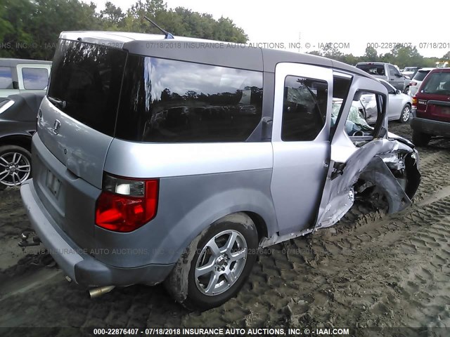 5J6YH18304L002233 - 2004 HONDA ELEMENT LX SILVER photo 4