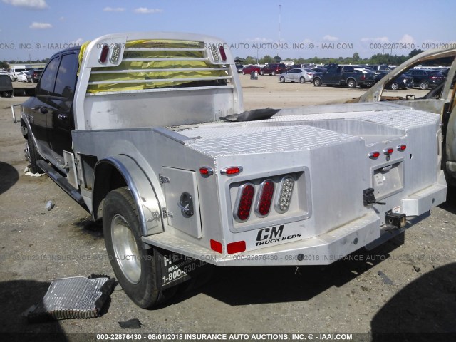 3C63DRJL8CG246994 - 2012 DODGE RAM 3500 LARAMIE Dark Brown photo 3