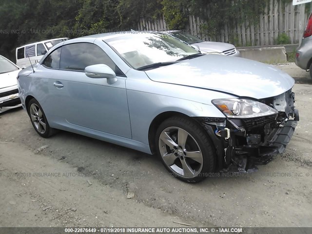 JTHFF2C25B2520802 - 2011 LEXUS IS 250 Light Blue photo 1