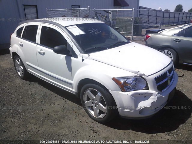 1B3HE78K18D630814 - 2008 DODGE CALIBER R/T WHITE photo 1