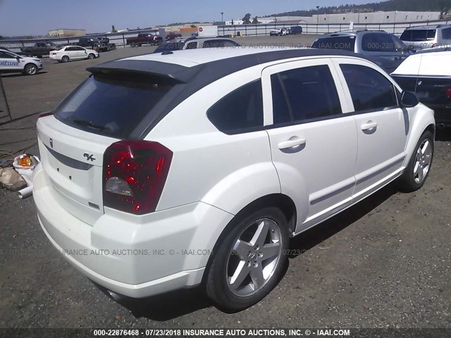 1B3HE78K18D630814 - 2008 DODGE CALIBER R/T WHITE photo 4