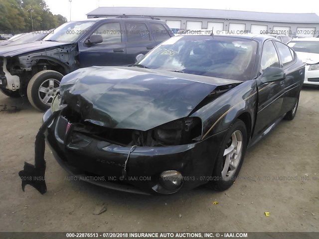 2G2WR524741326020 - 2004 PONTIAC GRAND PRIX GTP GREEN photo 2
