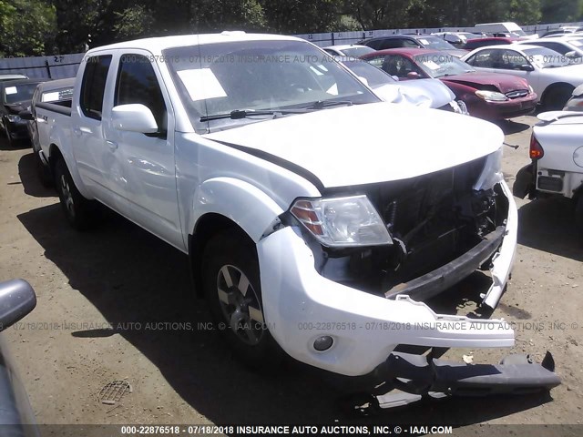 1N6AD0EV1AC424443 - 2010 NISSAN FRONTIER CREW CAB SE/LE/NISMO WHITE photo 1