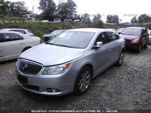 1G4GG5E36DF134939 - 2013 BUICK LACROSSE PREMIUM SILVER photo 2