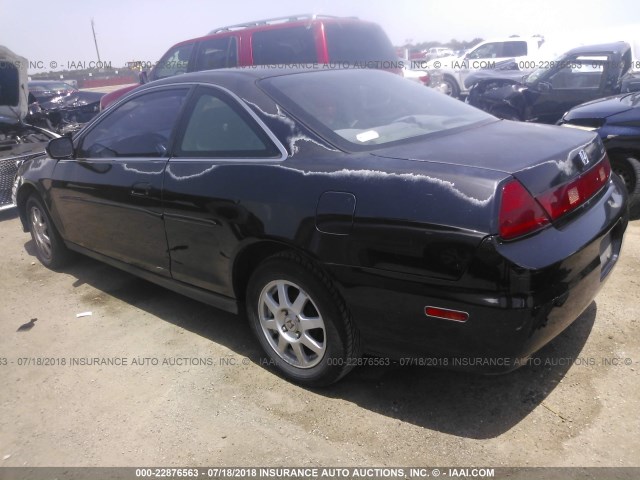 1HGCG32012A009702 - 2002 HONDA ACCORD SE BLACK photo 3