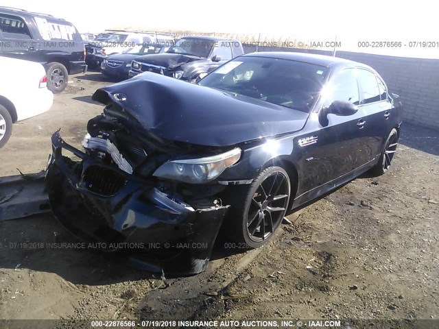 WBSNB93516B583924 - 2006 BMW M5 BLACK photo 2