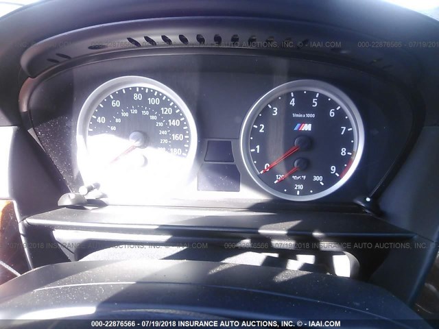 WBSNB93516B583924 - 2006 BMW M5 BLACK photo 7