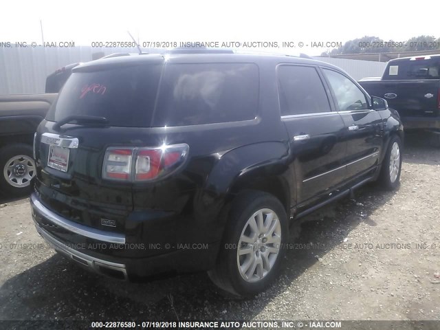 1GKKRTKD4FJ310840 - 2015 GMC ACADIA DENALI BLACK photo 4