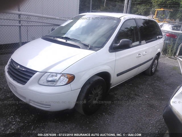 1A4GP45R66B550254 - 2006 CHRYSLER TOWN & COUNTRY  WHITE photo 2