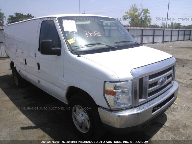 1FTSS3ELXCDA85899 - 2012 FORD ECONOLINE E350 SUPER DUTY VAN WHITE photo 1