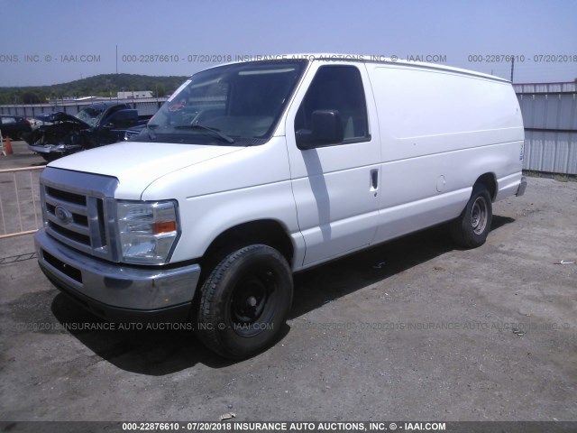 1FTSS3ELXCDA85899 - 2012 FORD ECONOLINE E350 SUPER DUTY VAN WHITE photo 2