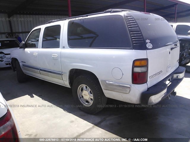 1GKFK16Z72J109296 - 2002 GMC YUKON XL K1500 WHITE photo 3