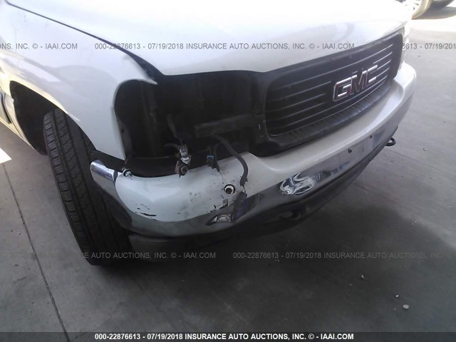 1GKFK16Z72J109296 - 2002 GMC YUKON XL K1500 WHITE photo 6