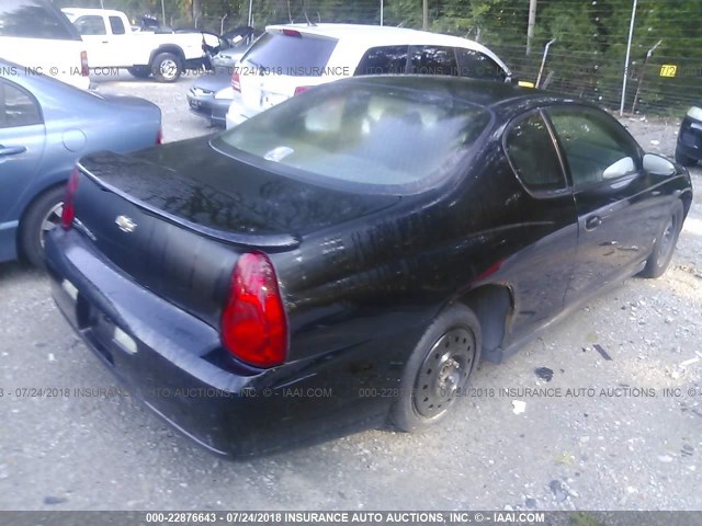 2G1WJ15K169176117 - 2006 CHEVROLET MONTE CARLO LS 黑色 照片 4