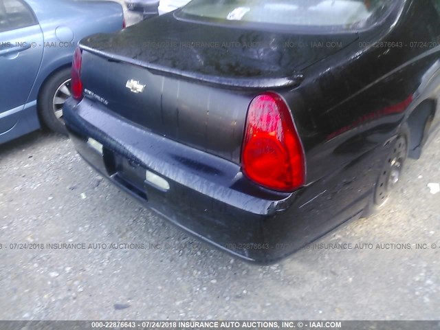 2G1WJ15K169176117 - 2006 CHEVROLET MONTE CARLO LS 黑色 照片 6