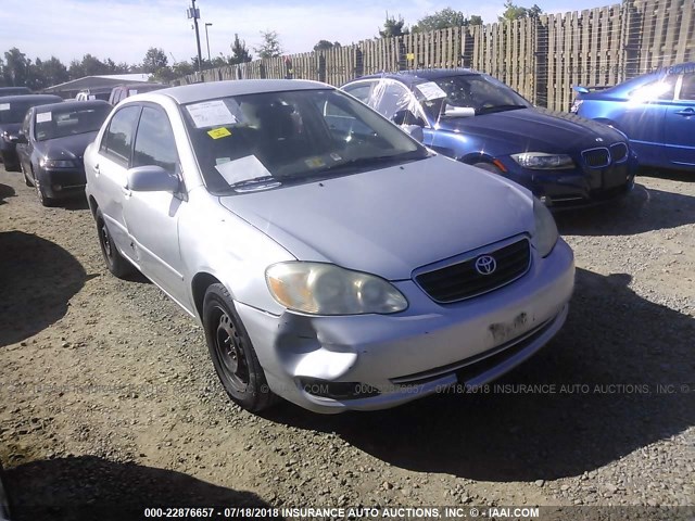 JTDBR32EX60057789 - 2006 TOYOTA COROLLA CE/LE SILVER photo 1