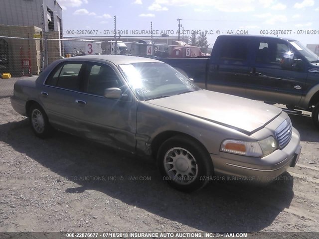 2FAFP74W61X115238 - 2001 FORD CROWN VICTORIA LX BEIGE photo 1