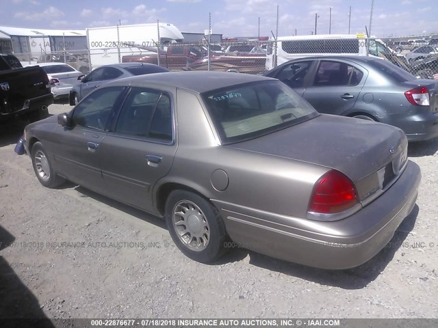 2FAFP74W61X115238 - 2001 FORD CROWN VICTORIA LX BEIGE photo 3