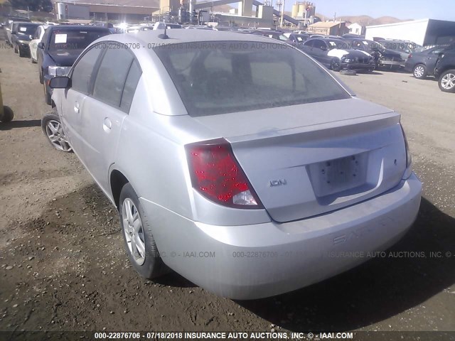 1G8AJ55F16Z101347 - 2006 SATURN ION LEVEL 2 SILVER photo 3