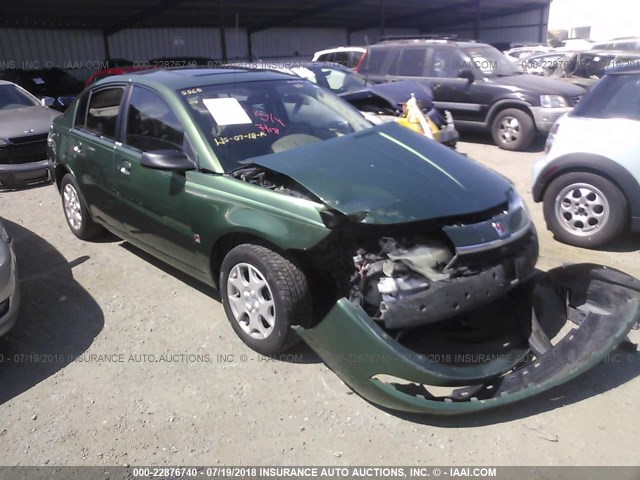 1G8AJ52F64Z138721 - 2004 SATURN ION LEVEL 2 GREEN photo 1