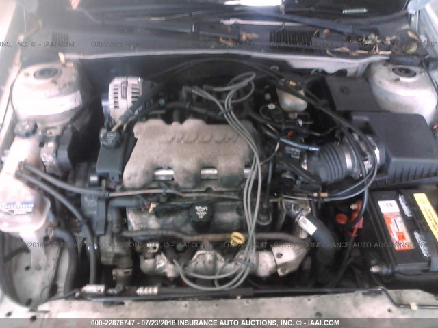 1G1NE52J22M705154 - 2002 CHEVROLET MALIBU LS ვერცხლისფერი ფოტო 10