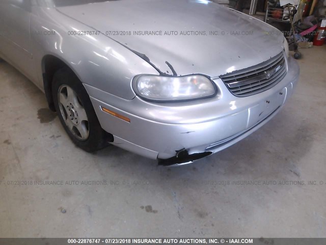 1G1NE52J22M705154 - 2002 CHEVROLET MALIBU LS ვერცხლისფერი ფოტო 6