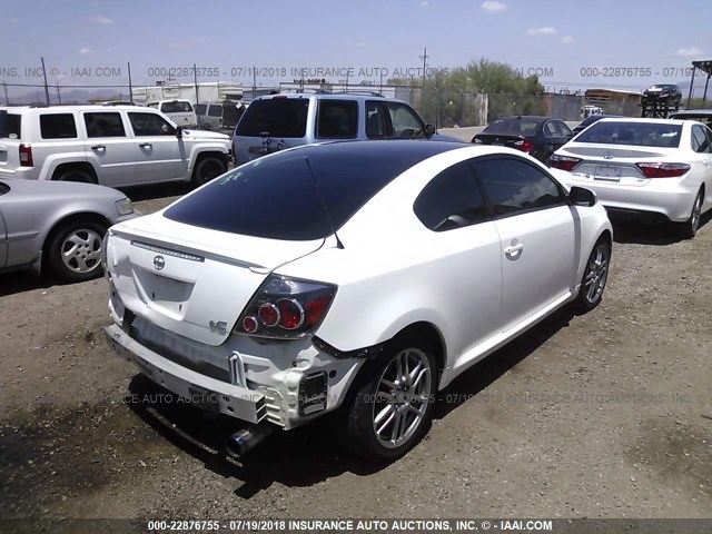JTKDE167090280487 - 2009 TOYOTA SCION TC 白色 照片 4