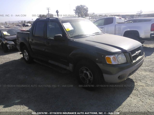 1FMZU67E12UC75433 - 2002 FORD EXPLORER SPORT TRAC  GRAY photo 1