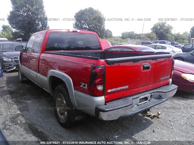 1GCEK19B55Z330682 - 2005 CHEVROLET SILVERADO K1500 RED photo 3