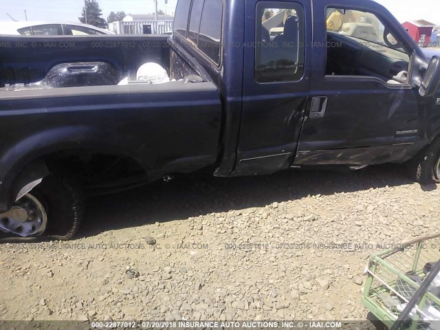 1FTSX31F82EA46075 - 2002 FORD F350 SRW SUPER DUTY Dark Blue photo 6