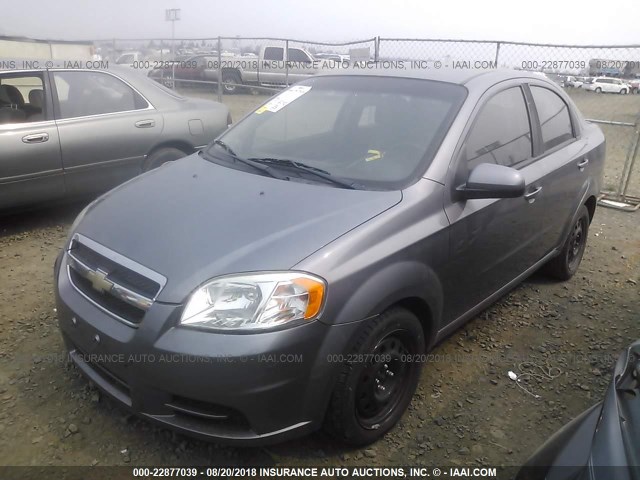 KL1TD5DE2BB258622 - 2011 CHEVROLET AVEO LS/LT 灰色 照片 2