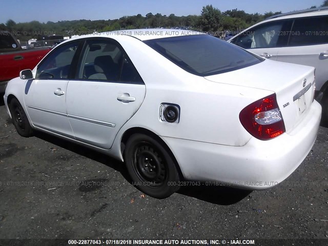 4T1BE30K93U172422 - 2003 TOYOTA CAMRY LE/XLE/SE 白色 照片 3