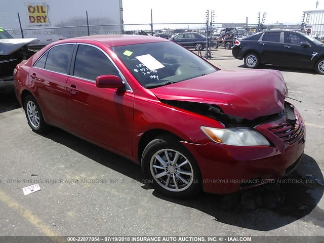 4T1BK46K17U052206 - 2007 TOYOTA CAMRY NEW GENERAT LE/XLE/SE RED photo 1