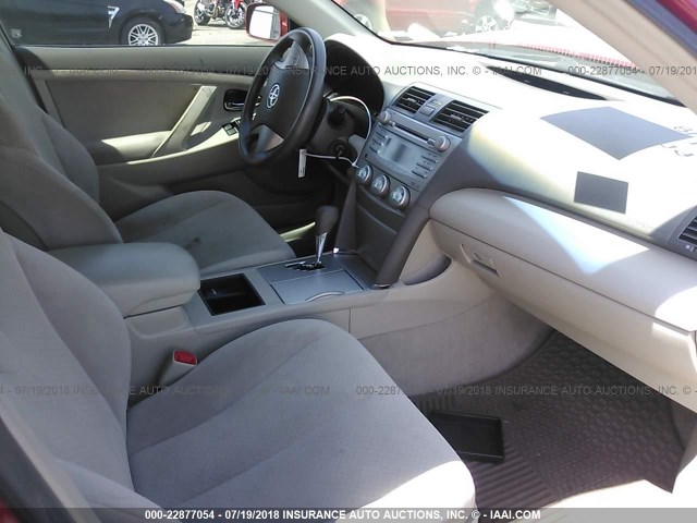 4T1BK46K17U052206 - 2007 TOYOTA CAMRY NEW GENERAT LE/XLE/SE RED photo 5