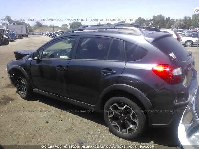 JF2GPACC3DH860070 - 2013 SUBARU XV CROSSTREK 2.0 PREMIUM GRAY photo 3