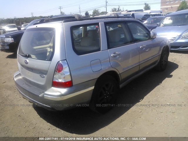 JF1SG676X6H731424 - 2006 SUBARU FORESTER 2.5X LL BEAN CREAM photo 4