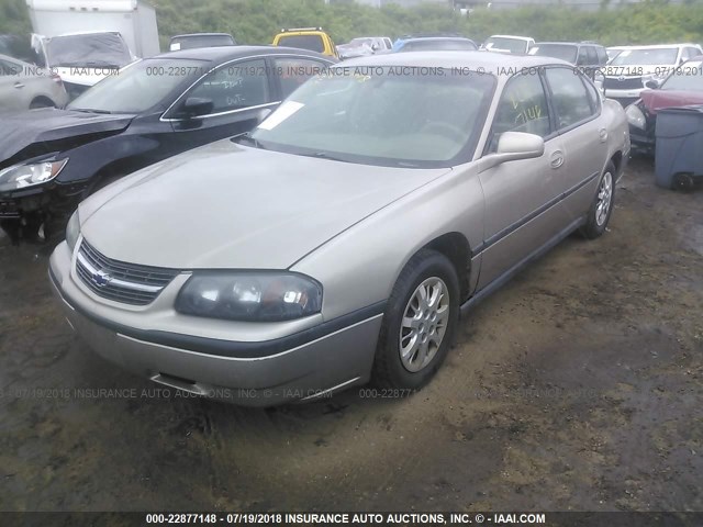 2G1WF52E829298815 - 2002 CHEVROLET IMPALA 棕色 照片 2