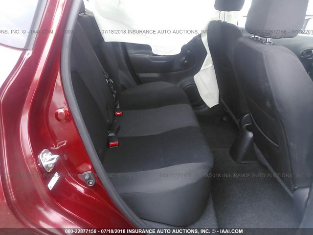 3N1CE2CP5HL368811 - 2017 NISSAN VERSA NOTE S/S PLUS/SV/SL/SR RED photo 8