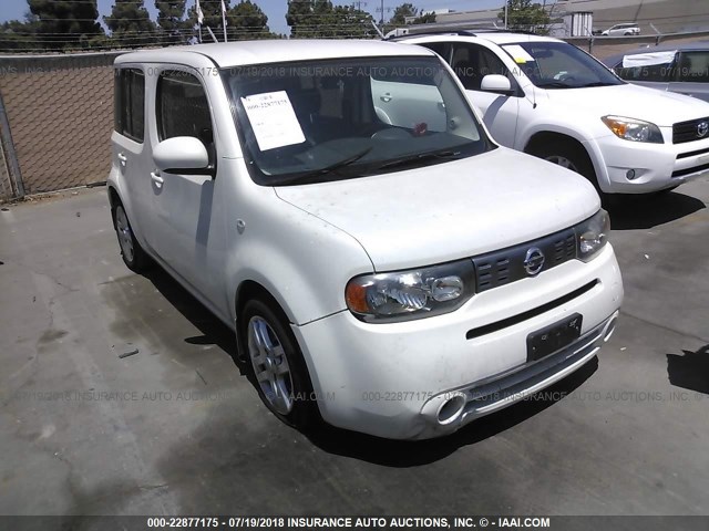 JN8AZ2KR9CT255299 - 2012 NISSAN CUBE S/SL/KROM WHITE photo 1