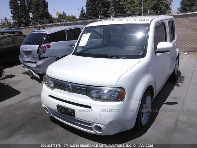 JN8AZ2KR9CT255299 - 2012 NISSAN CUBE S/SL/KROM WHITE photo 2