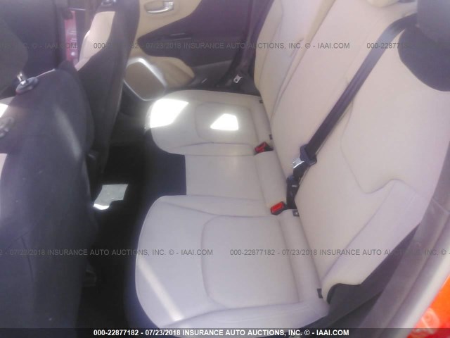 ZACCJBAH0FPB69514 - 2015 JEEP RENEGADE SPORT Կարմիր լուսանկար 8