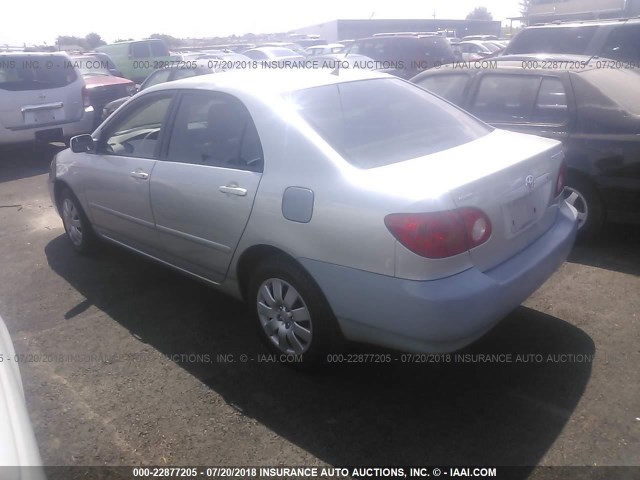 JTDBR32E530048946 - 2003 TOYOTA COROLLA CE/LE SILVER photo 3